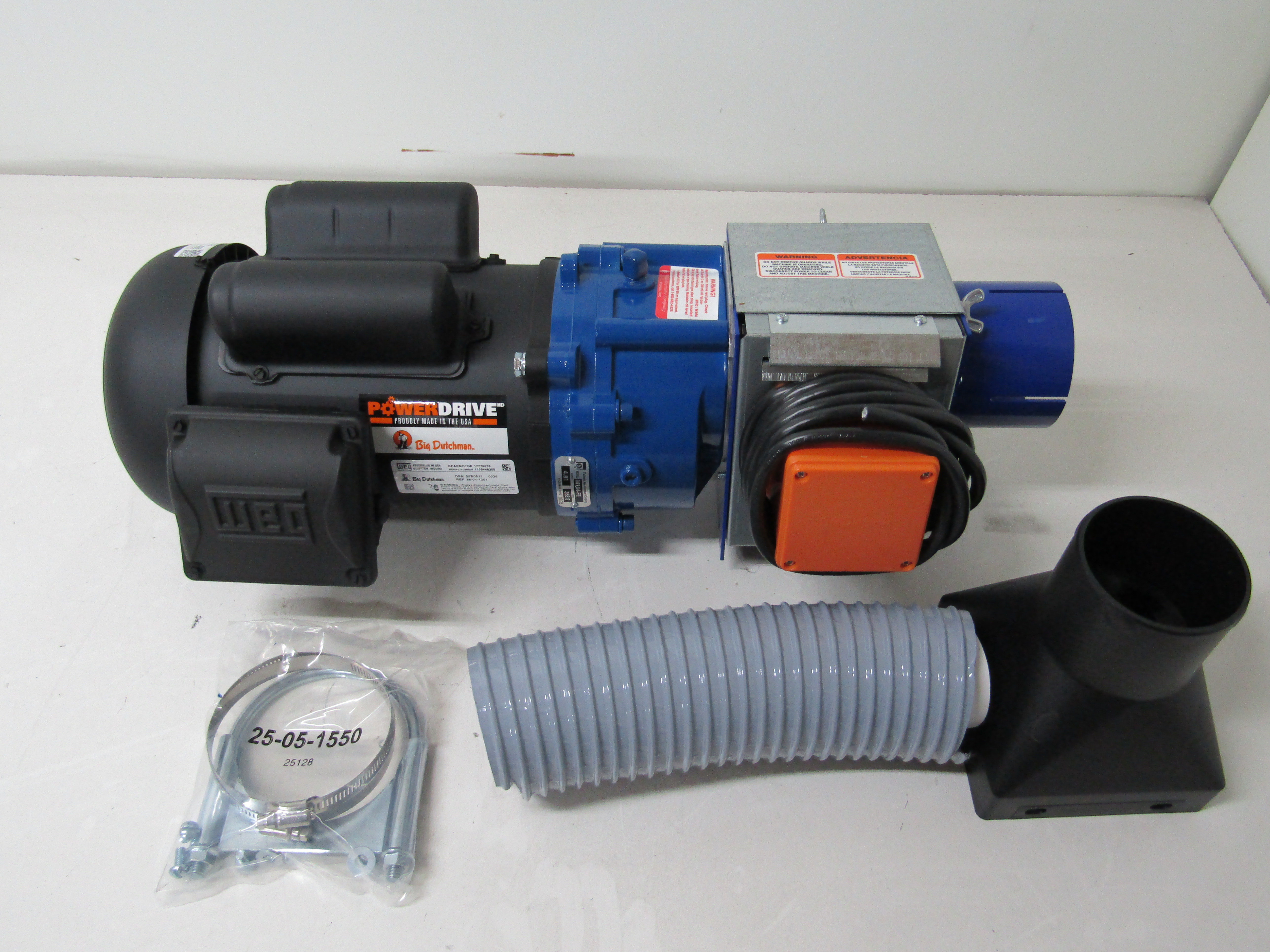 PWR UNIT,350,HC,358RPM,3/4HP,50/60HZ,1PH,115/230V,L/WIRING